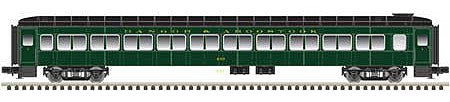 Atlas O 2002907 O Scale Pullman-Osgood Bradley Coach - 3-Rail - Ready to Run - Trainman(R) -- Bangor and Aroostook (Pullman Green)