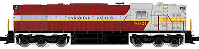 Atlas O 20040027 O Scale Alco RSD7/15 High Nose - 2-Rail - Standard DC - Trainman(R) -- Canadian Pacific #8921 (maroon, gray, yellow, Block Lettering)