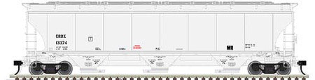 Atlas O 3001136 O Scale Trinity 5161 Cubic Foot Covered Hopper - 3-Rail - Ready to Run - Master(TM) -- Chicago Freight Car Leasing CRDX (white)
