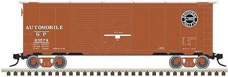 Atlas O 3002828 O Scale 1937 AAR Double-Door 40' Boxcar - 2-Rail - Ready to Run - Master(R) -- Southern Pacific (Boxcar Red, black, Lines Logo)