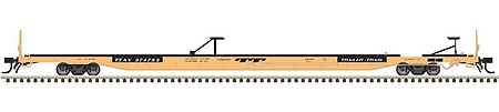 Atlas O 3005211 O Scale ACF 89'4" Intermodal Flatcar - 3-Rail - Ready to Run - Master(R) -- Trailer Train (yellow, black, white)