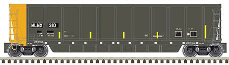 Atlas O 3005613 O Scale Coalveyor Bathtub Coal Gondola - 3-Rail Ready to Run - Master(R) -- RMG Leasing 4205 (black, blue, white Conspicuity Marks)