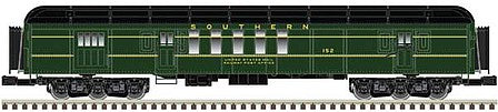 Atlas O 3007059 O Scale 70' Madison Heavyweight Railway Post Office - 3-Rail - Ready to Run -- Southern Railway 152 (green, black)