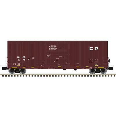 Atlas O 3007413 O Scale Gunderson 50' High-Cube Boxcar - 3-Rail - Ready to Run - Premier -- Canadian Pacific NKCR (Boxcar Red)