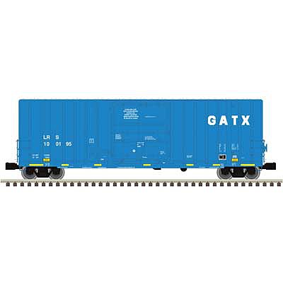 Atlas O 3007414 O Scale Gunderson 50' High-Cube Boxcar - 3-Rail - Ready to Run - Premier -- GATX 1000 (Heritage Scheme, blue)