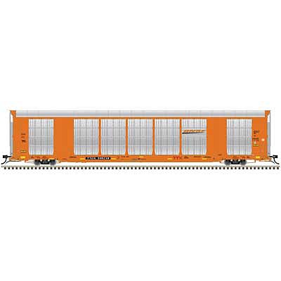 Atlas O 3008420 O Scale Gunderson Multi-Max(TM) Auto Rack - 2-Rail - Ready to Run - Master(R) -- BNSF Railway (orange)