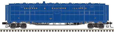 Atlas O 3008724 O Scale Express Boxcar - Converted Troop Kitchen Car - 2-Rail - Ready to Run -- Chicago and Eastern Illinois (MOW, red, white)