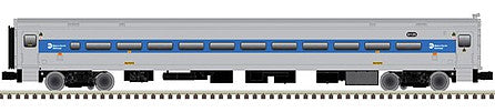 Atlas O 3009024 O Scale Comet II Commuter Cab Car - 2-Rail - Ready to Run -- Metro-North 6125 (silver, blue)