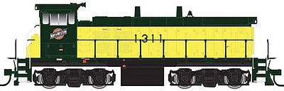 Atlas O 30123001 O Scale EMD MP15DC Standard Hood w/Sound & DCC - Master(R) -- Chicago & North Western #1308 (Yellow, green)