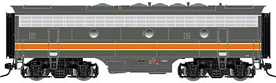 Atlas O 30124022 O Scale EMD F7B Early Phase 1 w/Sound & DCC -- Milwaukee Road #89B (Early Scheme, gray, orange)