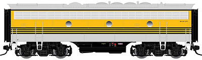 Atlas O 30134026 O Scale EMD F7B Early Phase 1 - 3-Rail w/RailSounds(TM) & TMCC -- Denver & Rio Grande Western #5583 (4-Stripe, Aspen Gold, silver, black)