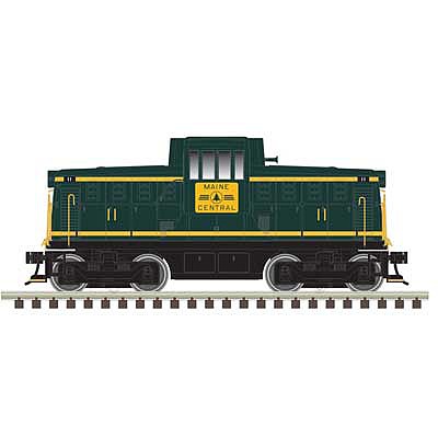 Atlas O 30138002 O Scale GE 44-Tonner - 3-Rail - Proto-Sound 3.0 and DCS - Premier -- Maine Central 11 (green, yellow)