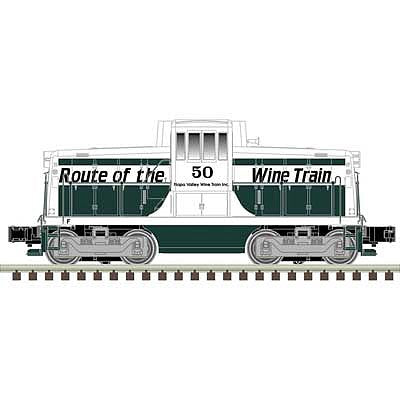 Atlas O 30138003 O Scale GE 44-Tonner - 3-Rail - Proto-Sound 3.0 and DCS - Premier -- Napa Valley Wine Train 50 (white, green, black)