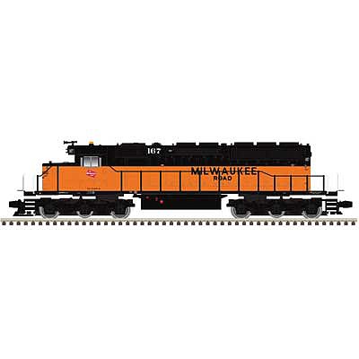 Atlas O 30138012 O Scale EMD SD40-2 - 3-Rail - Proto-Sound 3.0 and DCS - Premier -- Milwaukee Road 146 (orange, black)