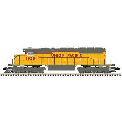Atlas O 30138017 O Scale EMD SD40-2 - 3-Rail - Proto-Sound 3.0 and DCS - Premier -- Union Pacific 1938 (Armour Yellow, gray, red, blue Nose Wings)