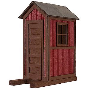Atlas O 4001003 O Scale Telephone Shanty - Kit (Laser-Cut Wood)