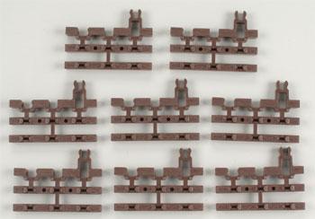 Atlas O 6057 O Scale 21st Century Track System(TM) Nickel Silver Rail w/Brown Ties - 3-Rail -- End Snap Section
