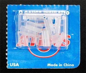 Atlas O 6093 O Scale 21st Century Track System(TM) Nickel Silver Rail w/Brown Ties - 3-Rail -- Rail Joiners - Plastic Insulated pkg(16)