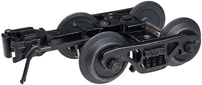 Atlas O 66034 O Scale 70-Ton Roller Bearing Trucks w/Knuckle Coupler - 3-Rail - Ready to Run -- 1 Pair