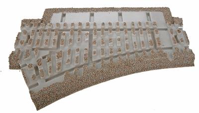 Atlas O 66075 O Scale 3-Rail Roadbed Switches and Crossings -- O-36 Left Hand Switch