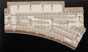 Atlas O 66086 O Scale 3-Rail Roadbed Switches and Crossings -- O-45 Right Hand Switch