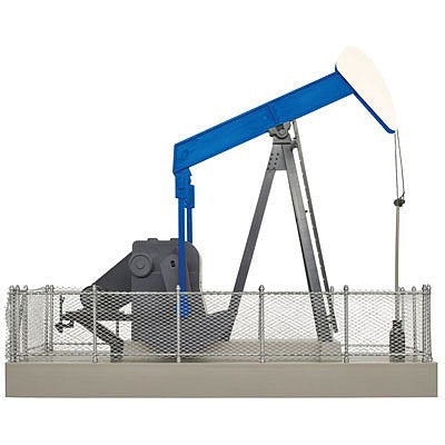 Atlas O 66906 O Scale Operating Oil Pump -- Blue, White