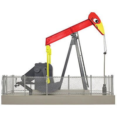 Atlas O 66907 O Scale Operating Oil Pump -- Red Bird