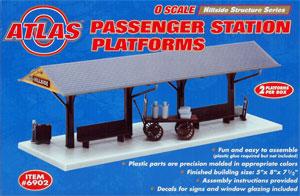 Atlas O 6902 O Scale Hillside Structure Series -- Station Platform Add-On
