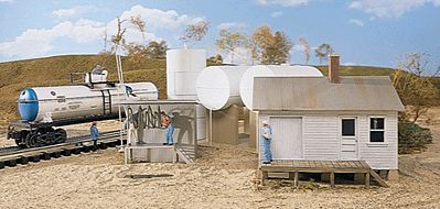 Atlas O 6908 O Scale Deep Rock Gas & Oil -- Kit - Office: 5-1/2 x 5-1/4 x 5-1/4 3 Tanks Each: 9 x 6 x 6"