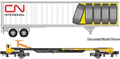 Atlas O 7950 O Scale Master(TM) Front Runner w/45' Pines Trailer - 2-Rail - Ready to Run -- Undecorated