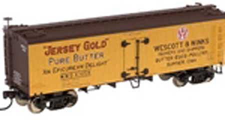 Atlas O 80001 O Scale 36' Wood Reefer - 3-Rail - Ready to Run - Master(R) -- Undecorated