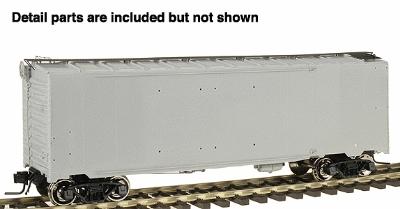 Atlas O 9700 O Scale 1937 AAR Double-Door 40' Boxcar - 2-Rail - Ready to Run -- Undecorated