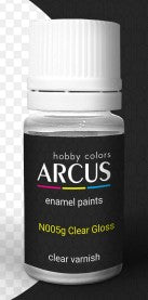 Arcus Hobby Colors 5 Clear Gloss Varnish 10ml Bottle