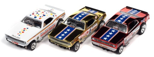 Auto World 369 HO 4-Gear Legends of Quarter Mile Slot Car Assortment - Series #26 (12 Total) 