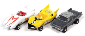 Auto World 381 HO Thunderjet Silver Screen Machines Slot Car Assortment - Series #2 (12 Total)