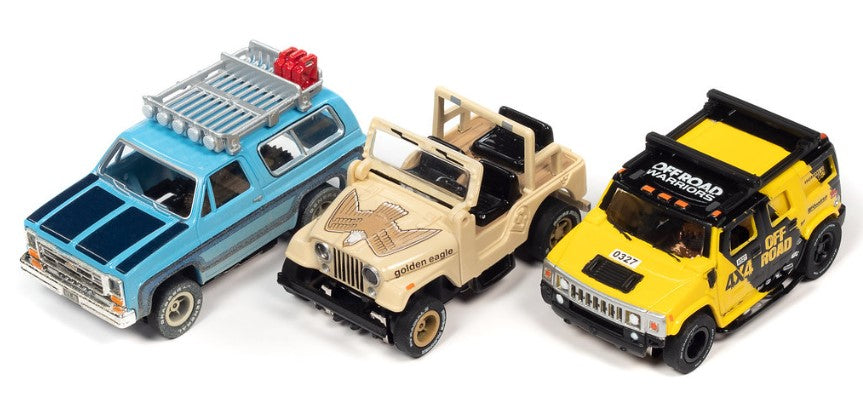 Auto World 388 HO X-Traction Off-Road Slot Car Assortment - Series #1 (12 Total)