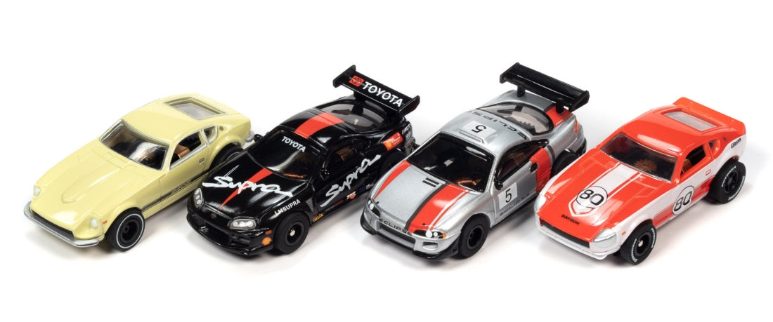 Auto World 391 HO X-Traction Import Heat Slot Car Assortment - Series #2 (8 Total)