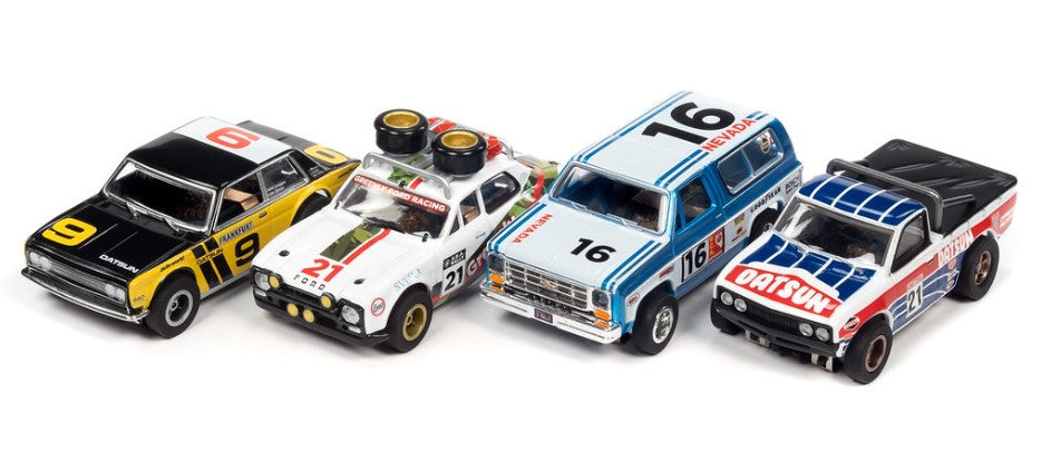 Auto World 393 HO X-Traction Rally Slot Car Assortment - Series #3 (8 Total)
