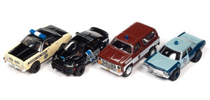 Auto World 397 HO X-Traction America's Finest Police Slot Car Assortment - Series #4 (12 Total)