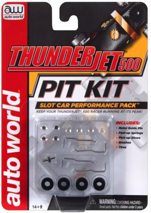 Auto World TRX118 HO Thunderjet 500 Slot Car Performance Pit Kit w/New Metal Guide Pin