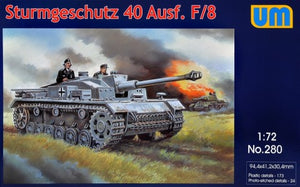 Unimodel 280 1/72 Sturmgeschutz 40 Ausf F/8 Tank
