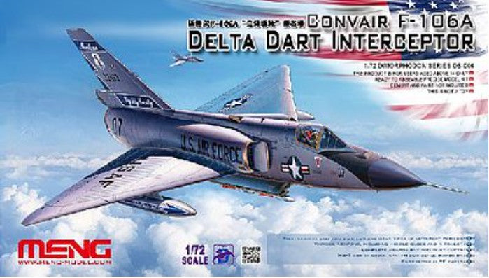 Meng Models DS6 1/72 Convair F106A Delta Dart Interceptor