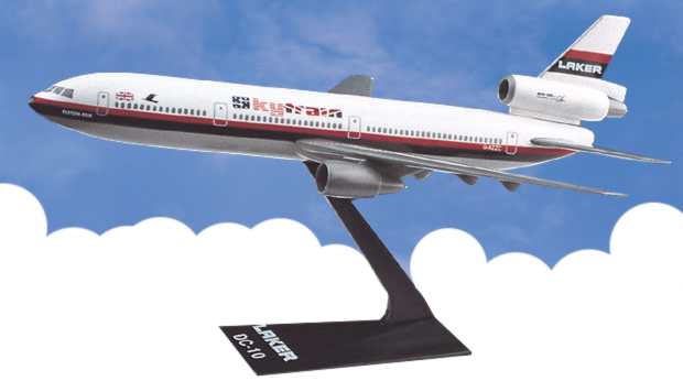 Flight Miniatures LP33249 Dc-10-30 Laker Airways 1/250 (Skytrain)