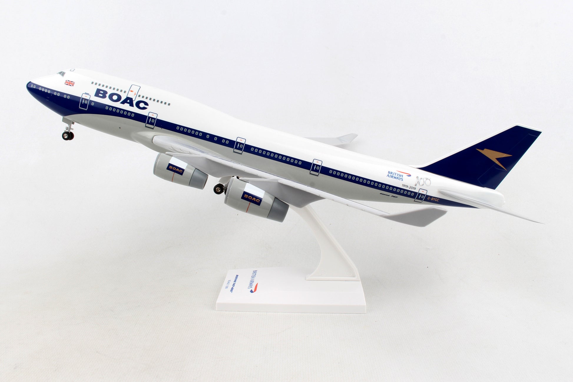 Skymarks SKR1015 Skymarks British 747-400 1/200 W/Gear Boac 100 Year Livery