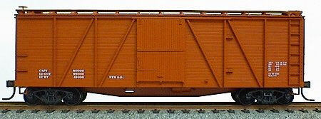 Accurail 7099 Ho 40' Wood Ob Boxcar Data Red