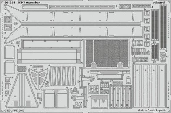 Eduard 36257 1/35 Armor- BT7 Exterior for TAM (D)