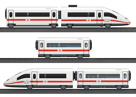 Marklin 29430 HO Scale ICE 3 Battery-Operated Starter Set with Plastic Track - My World -- 5-Car Train, Plastic Track and Controller
