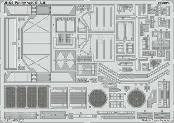 Eduard 36439 1/35 Armor- Panther Ausf G for RFM(D)