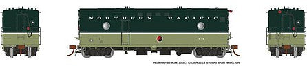 Rapido Trains 107339 HO Scale Steam Heater - Generator Car - Sound and DCC - Ready to Run -- Northern Pacific H-5 (Loewy 2-Tone Green)