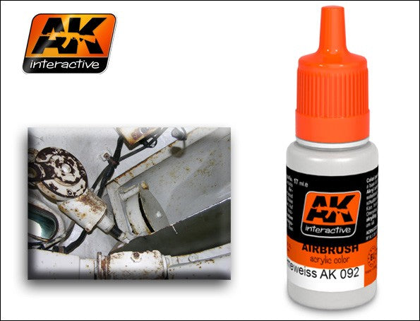 AK Interactive 92 RAL 9001 Cream/White Acrylic Paint 17ml Bottle (D)
